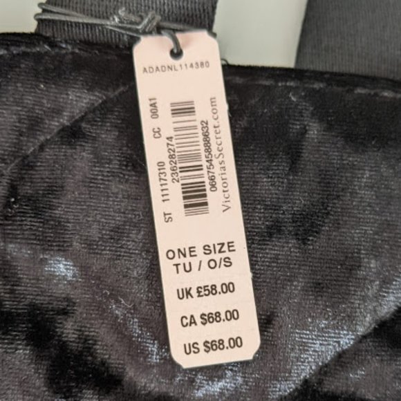 Victoria's Secret deep purple lined tote - Picture 3 of 5